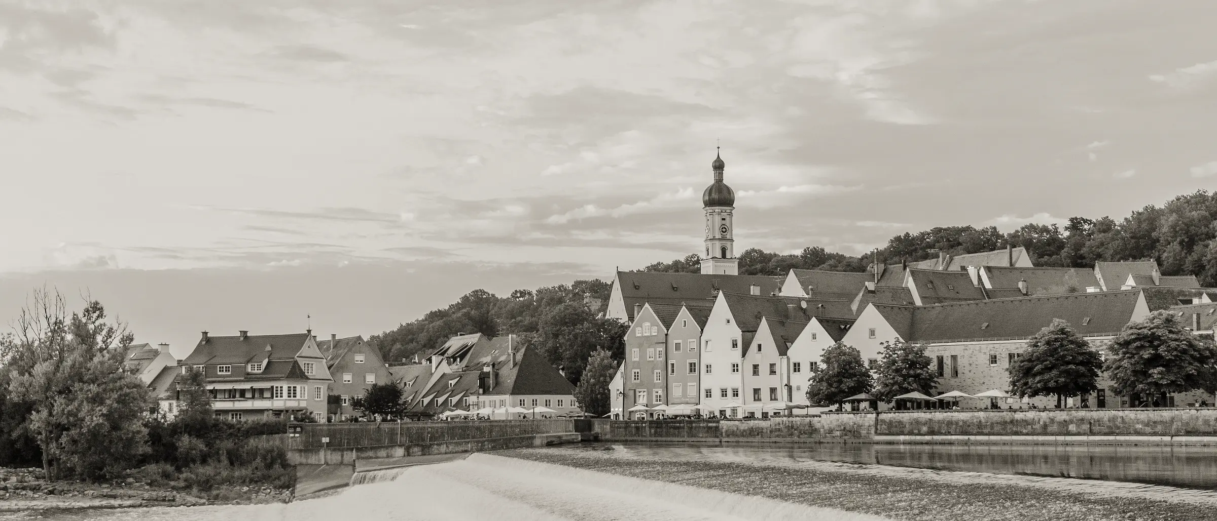 Landsberg am Lech mit Altstadt und Lech